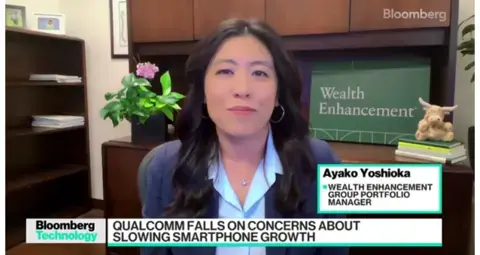 Ayako Yoshioka CFA®, Portfolio Consulting Director, at Wealth Enhancement was interviewed on Bloomberg Technology in a segment titled The AI ‘Arms Race is On.
