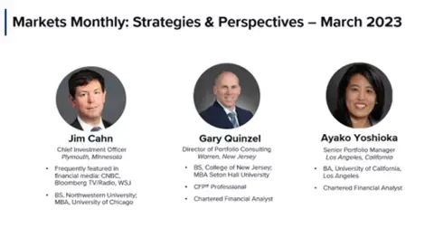 One headshot each and a brief bio for the three presenters of this webinar, Jim Cahn, Gary Quinzel, and Ayako Yoshioka.