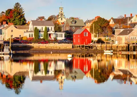 Portside view in Rockingham County, New Hampshire.